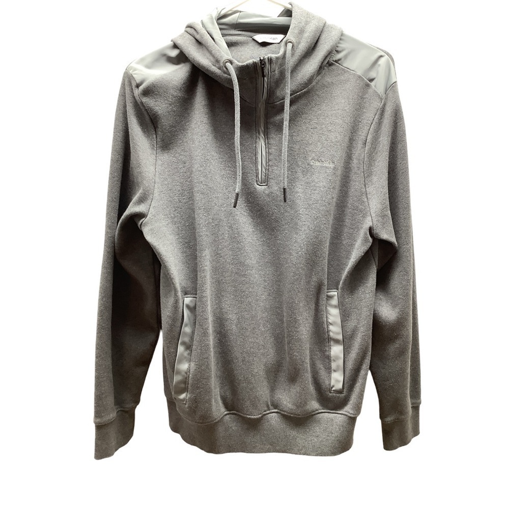 Calvin Klein Size Small Men’s Light Gray Hoodie. Preloved
